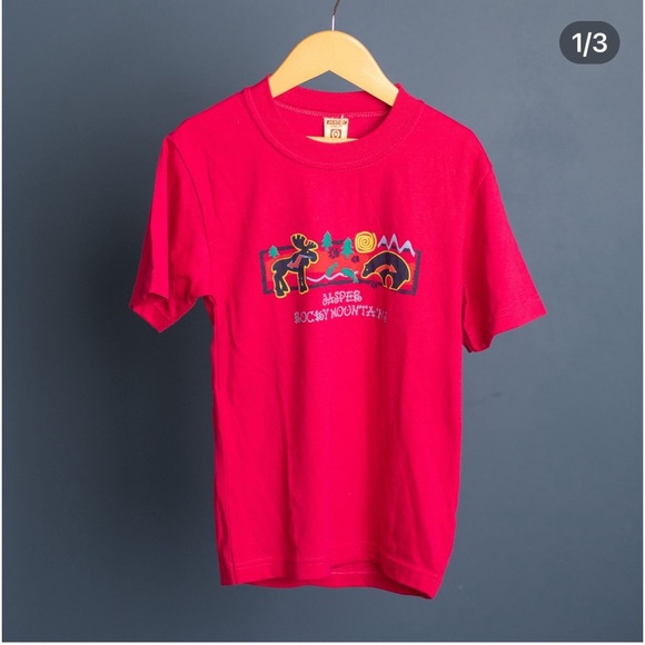 2/$20- VINTAGE Jasper Rocky Mountain tshirt - Picture 1 of 3